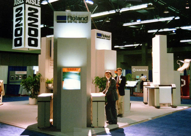 1992 Roland achieves sales of $9 million and continues to chart its course in the sign and digital graphics markets.