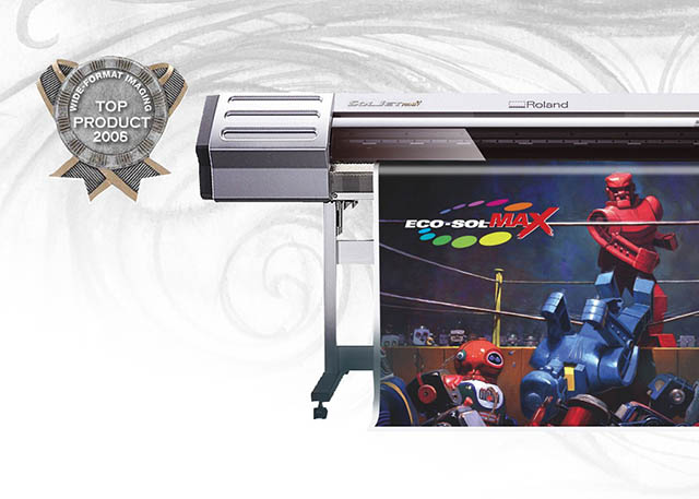 2006 Roland’s SOLJET model printer and Eco-SOL MAX ink take Top Product of the Year honors with Wide Format Imaging Magazine.