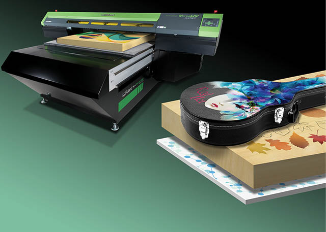 2014 Roland DGA develops the world’s first and only wide-format flatbed UV printer capable of printing on materials up to 6-inches thick, the LEJ-640FT, built on the award-winning VersaUV platform.