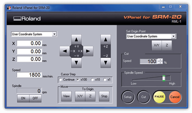 SRM-20 VPanel controller