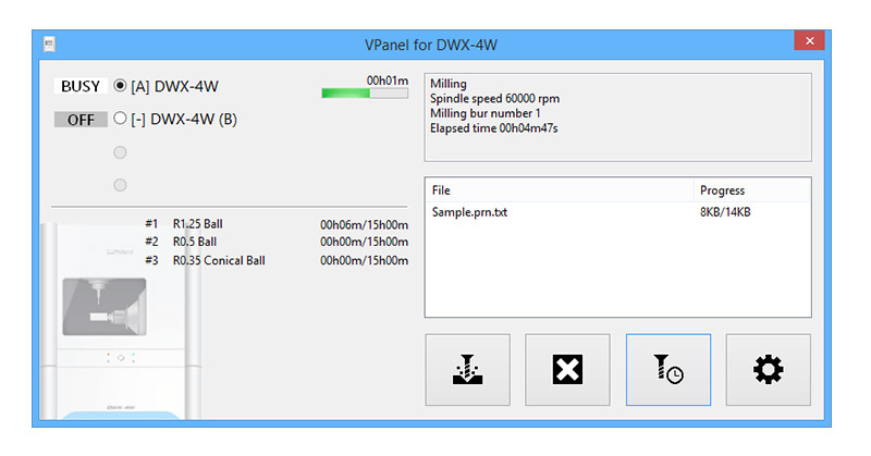 VPanel for DWX-4W