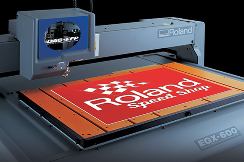 EGX-400/600 engraving machines cutting area