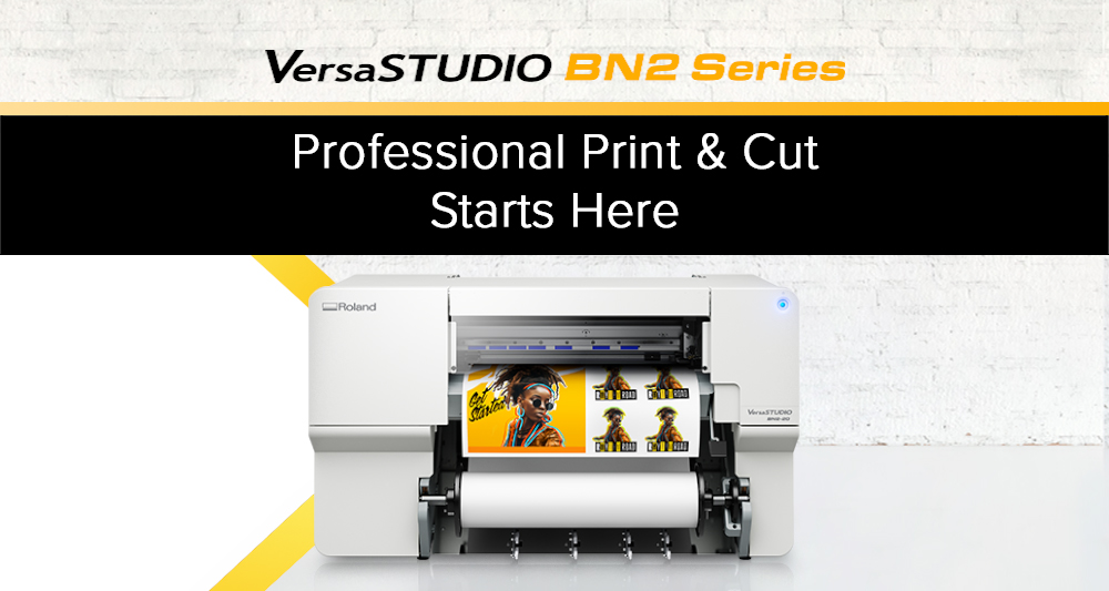 VersaSTUDIO BN2 Series Desktop Inkjet Printer Cutter | Roland DG