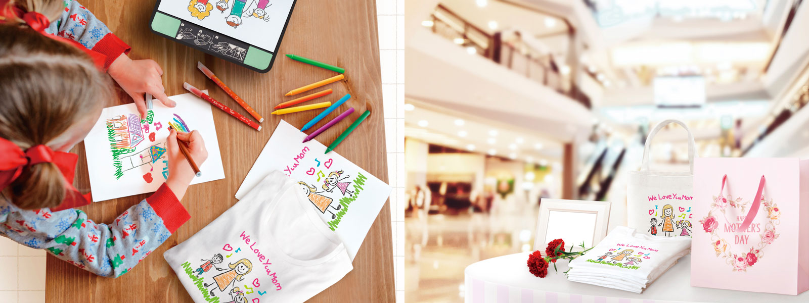 Design workshops in malls and other locations