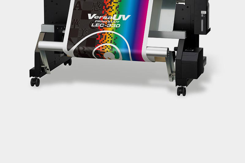 VersaUV LEC Series advanced take-up system