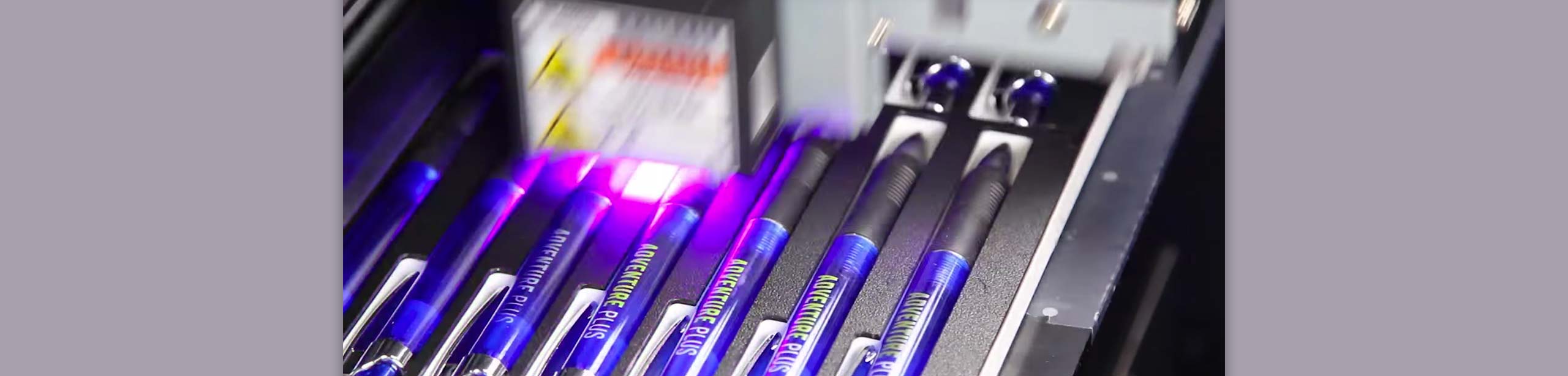 LEF Printer printing on pens