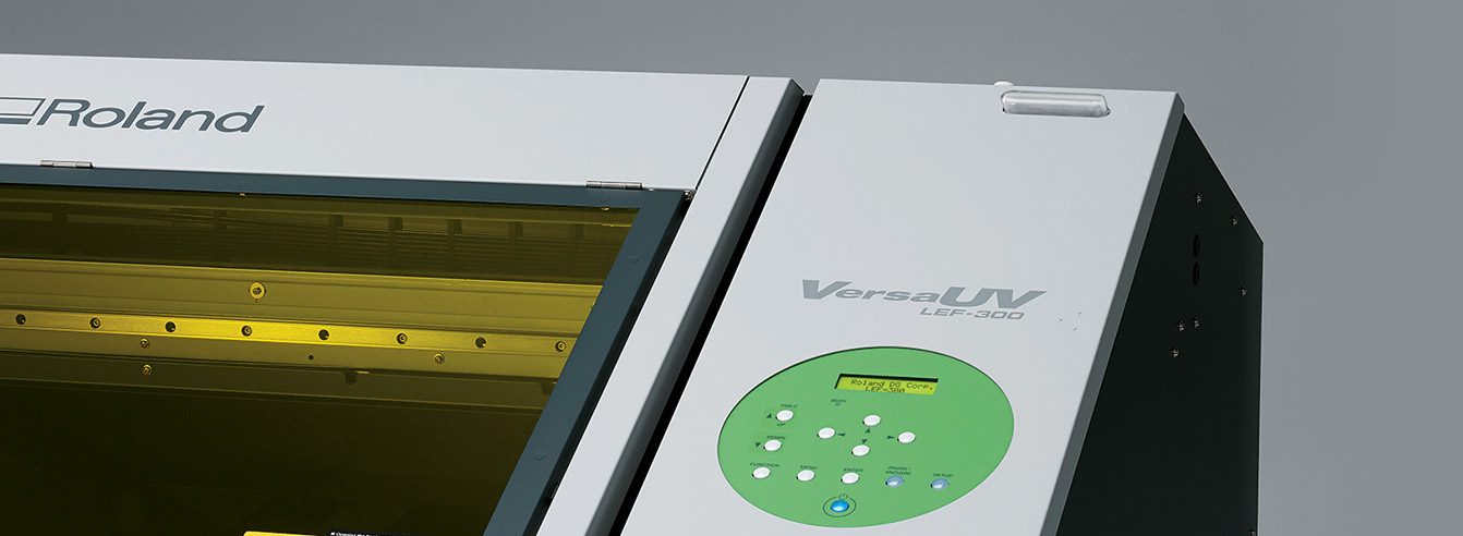 VersaUV LEF-300 Benchtop UV Flatbed Printer