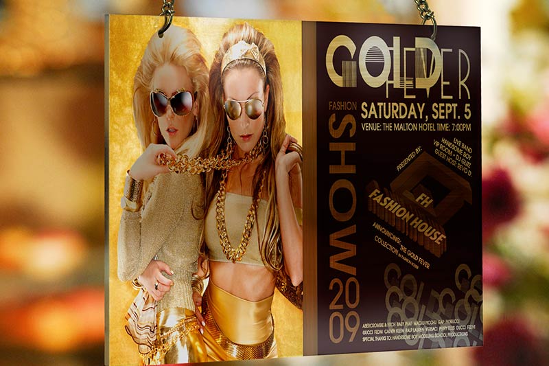VersaUV LEJ-640 gold fever poster
