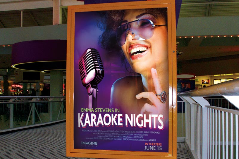 VersaCAMM VSi Series posters and backlit displays