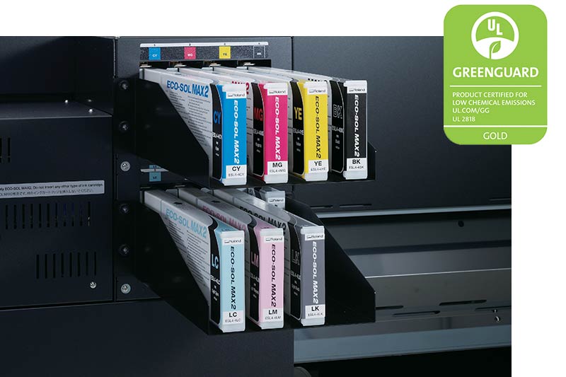 eco-sol max inks greenguard certified